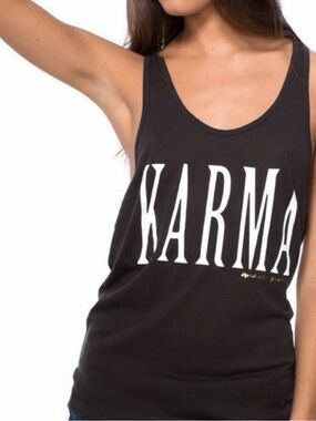 Spiritual Gangster Black "KARMA" Tank Top